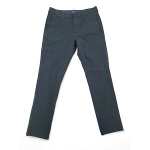 J.Crew Tech Pants 770 Straight Black 33x34 Stretch Chino Dress Pants EUC